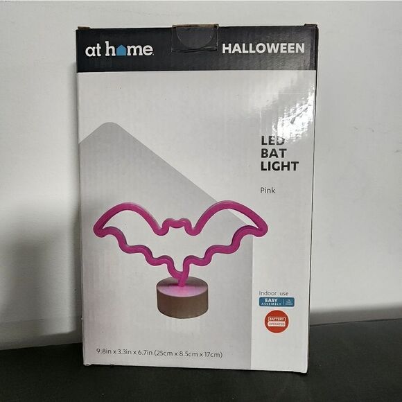 Nwt Purple LED Bat Halloween Light - Picture 2 of 2